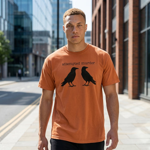 "Attempted murder" - heavyweight t-shirt by NYX Clothing