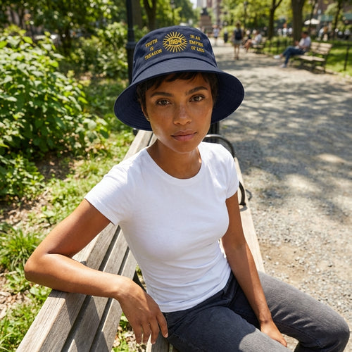 1984 'Truth is treason' - Embroidered Luxury Old School Bucket Hat