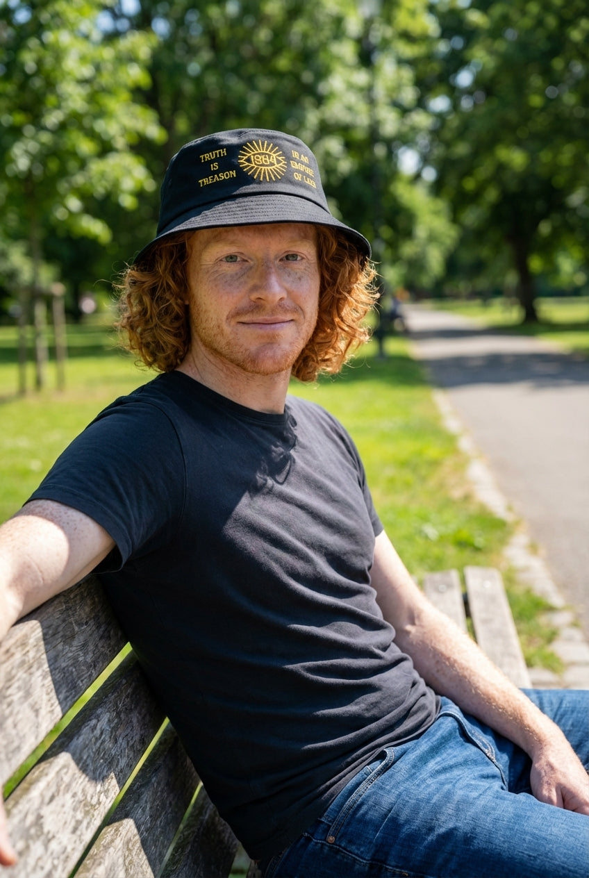 1984 'Truth is treason' - Embroidered Luxury Old School Bucket Hat