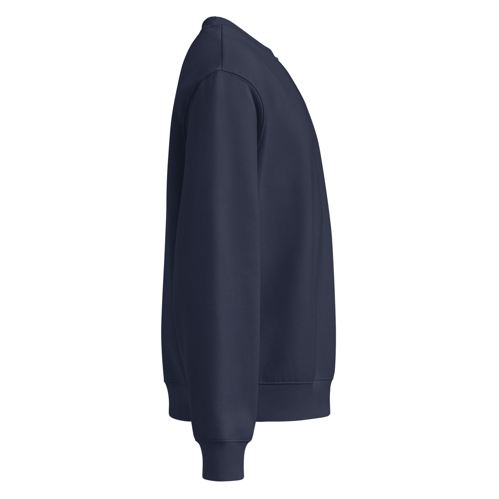 CENSORED oversized sweatshirt in Navy — side