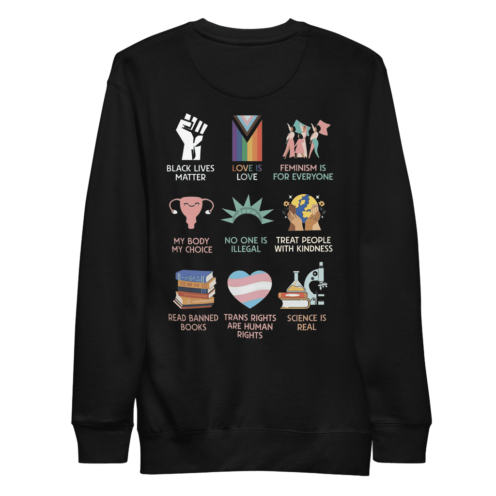 Big fan of human rights - Sweatshirt by NYX Clothing