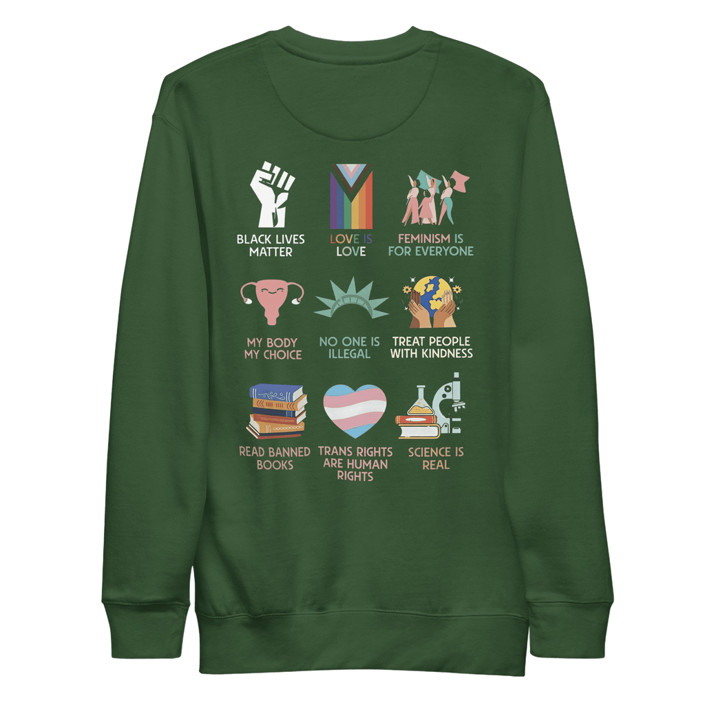 Big fan of human rights - Sweatshirt by NYX Clothing