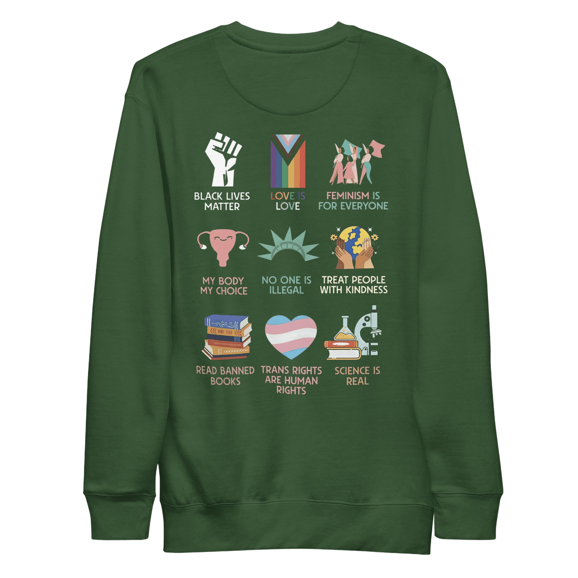 Big fan of human rights - Sweatshirt by NYX Clothing