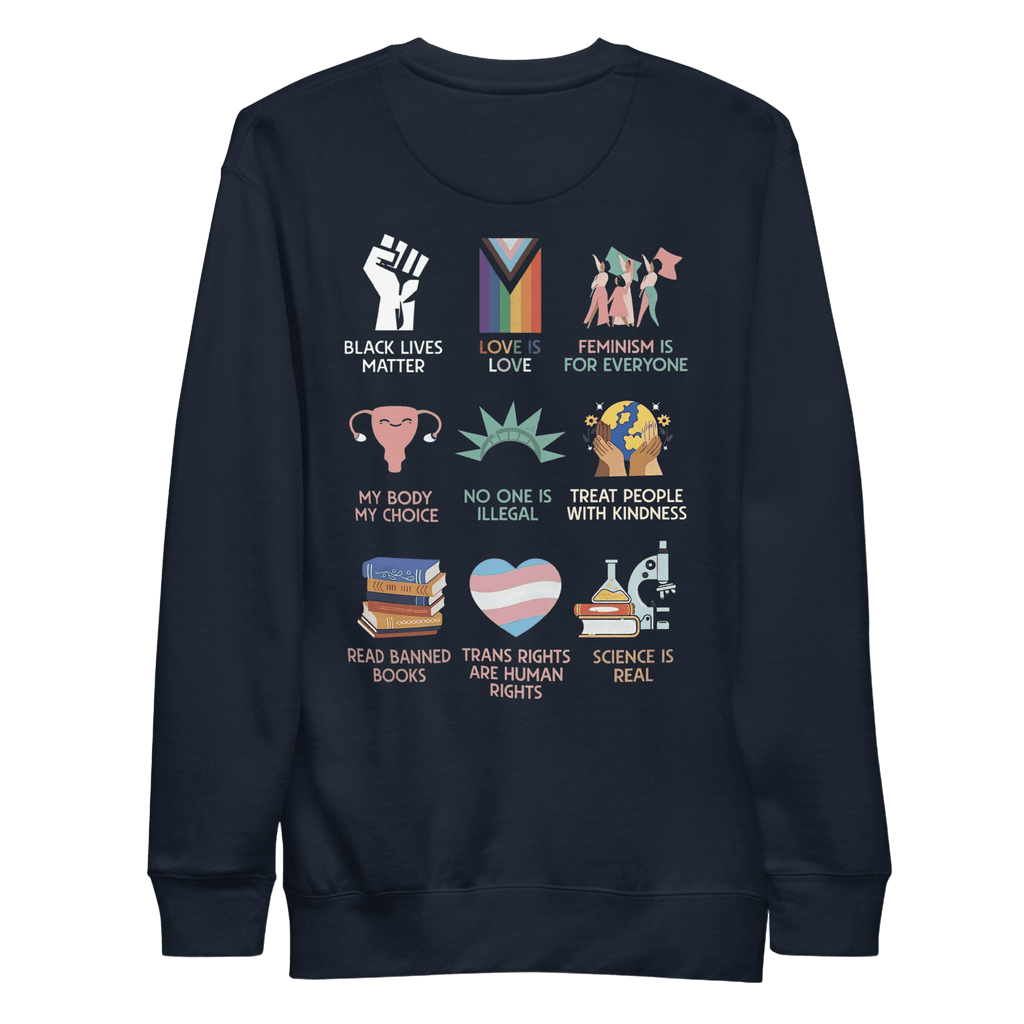Big fan of human rights - Sweatshirt by NYX Clothing