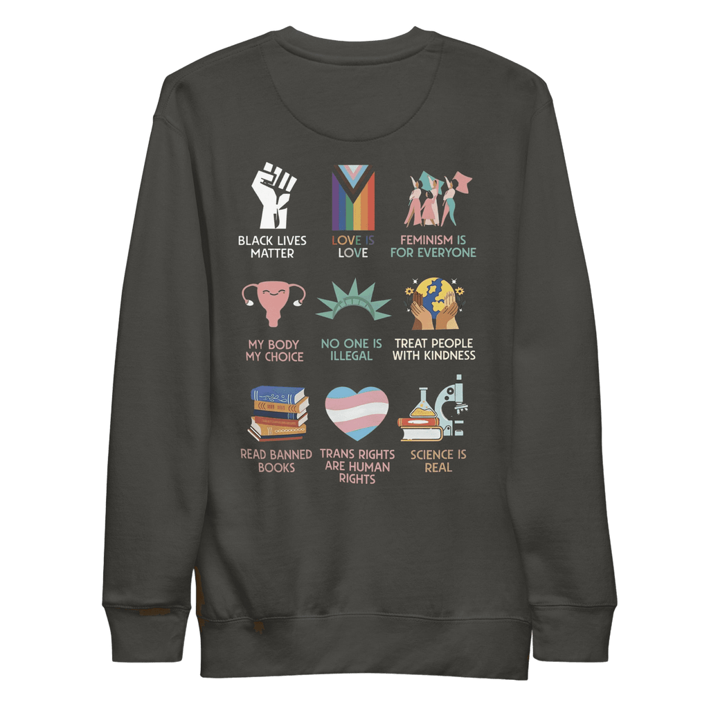 Big fan of human rights - Sweatshirt by NYX Clothing