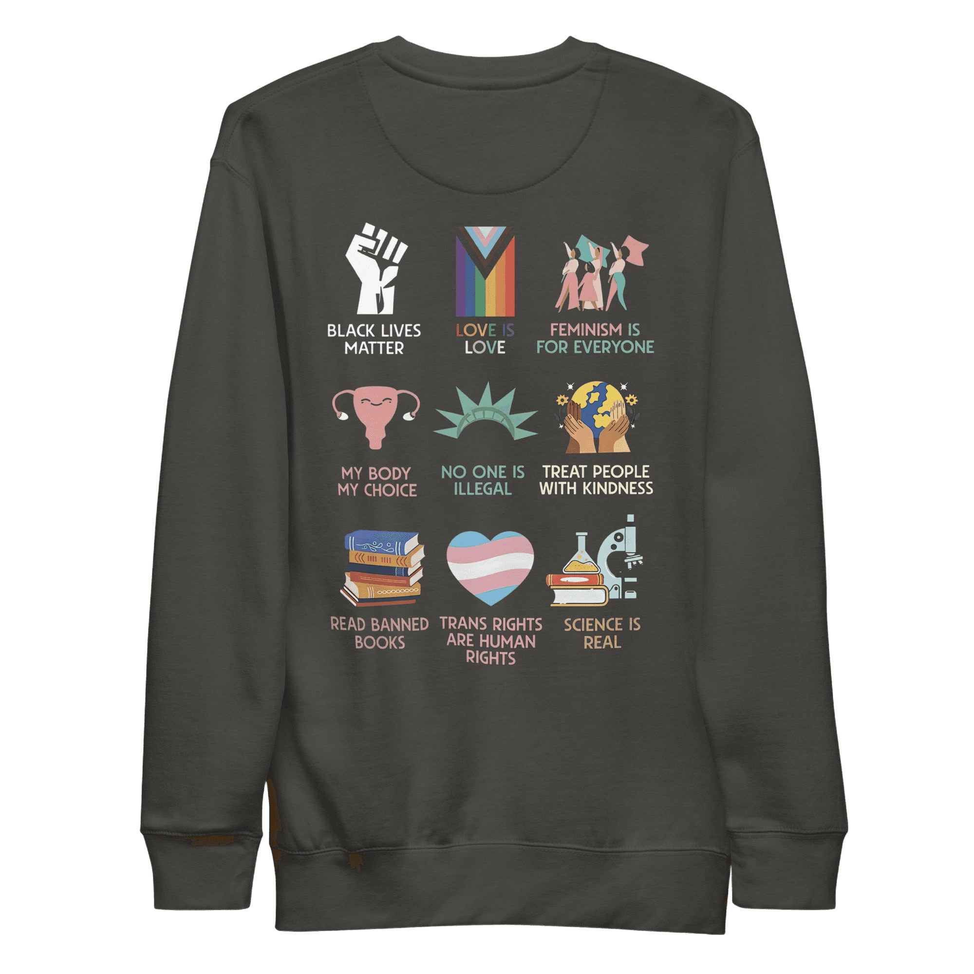 Big fan of human rights - Sweatshirt by NYX Clothing