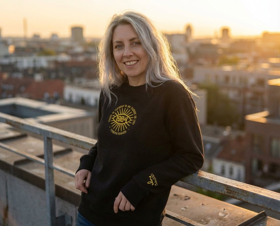 1984 'Truth is treason' - Embroidered Luxury Sweatshirt by NYX Clothing