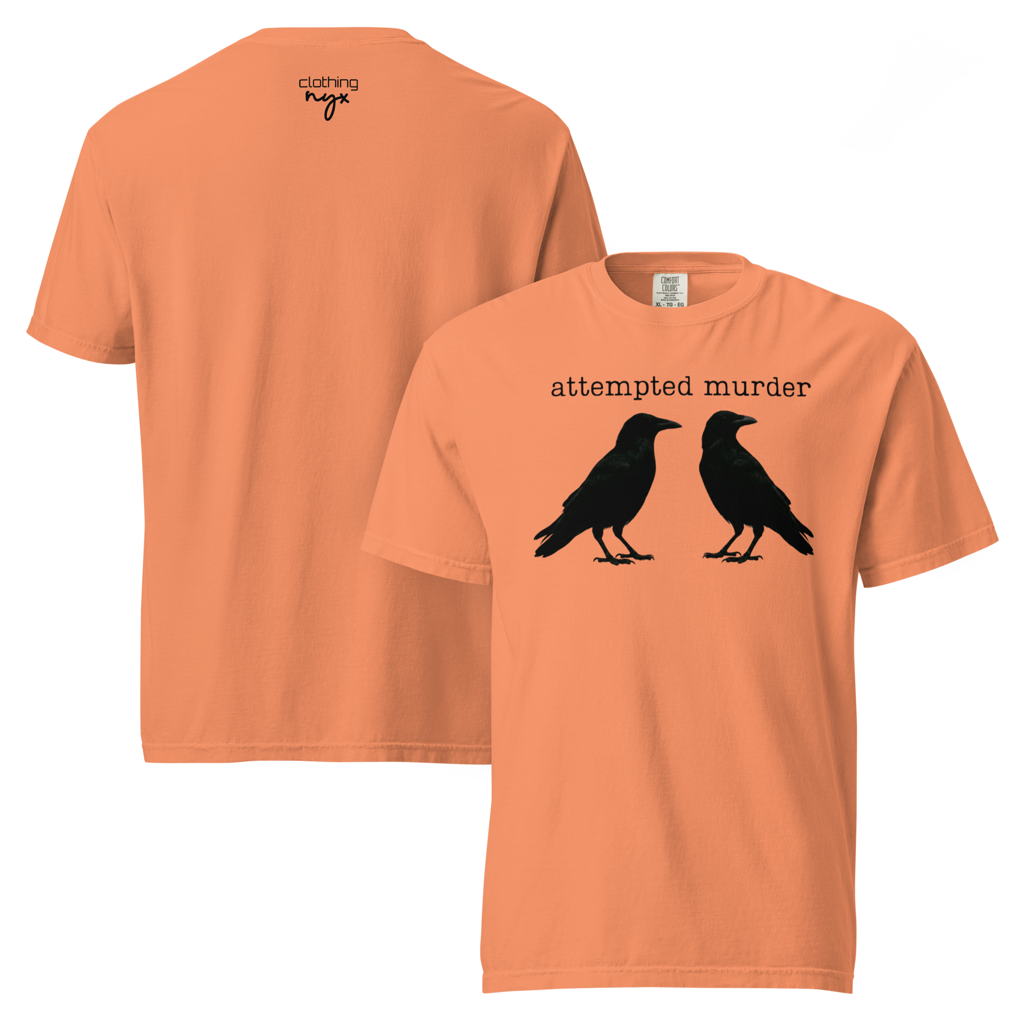 "Attempted murder" - heavyweight t-shirt by NYX Clothing