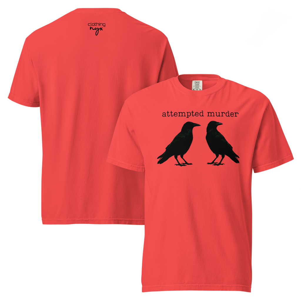 "Attempted murder" - heavyweight t-shirt by NYX Clothing
