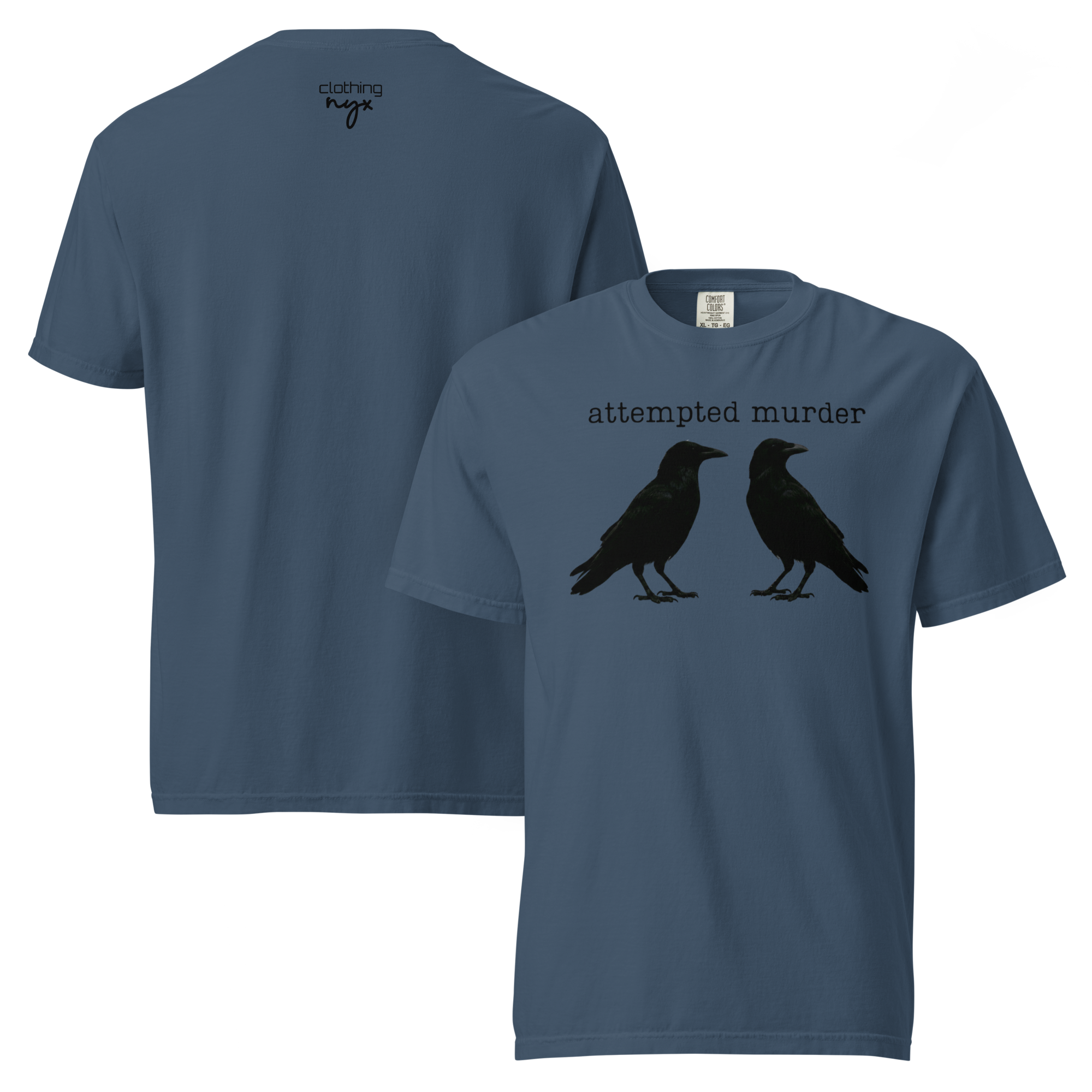 "Attempted murder" - heavyweight t-shirt by NYX Clothing