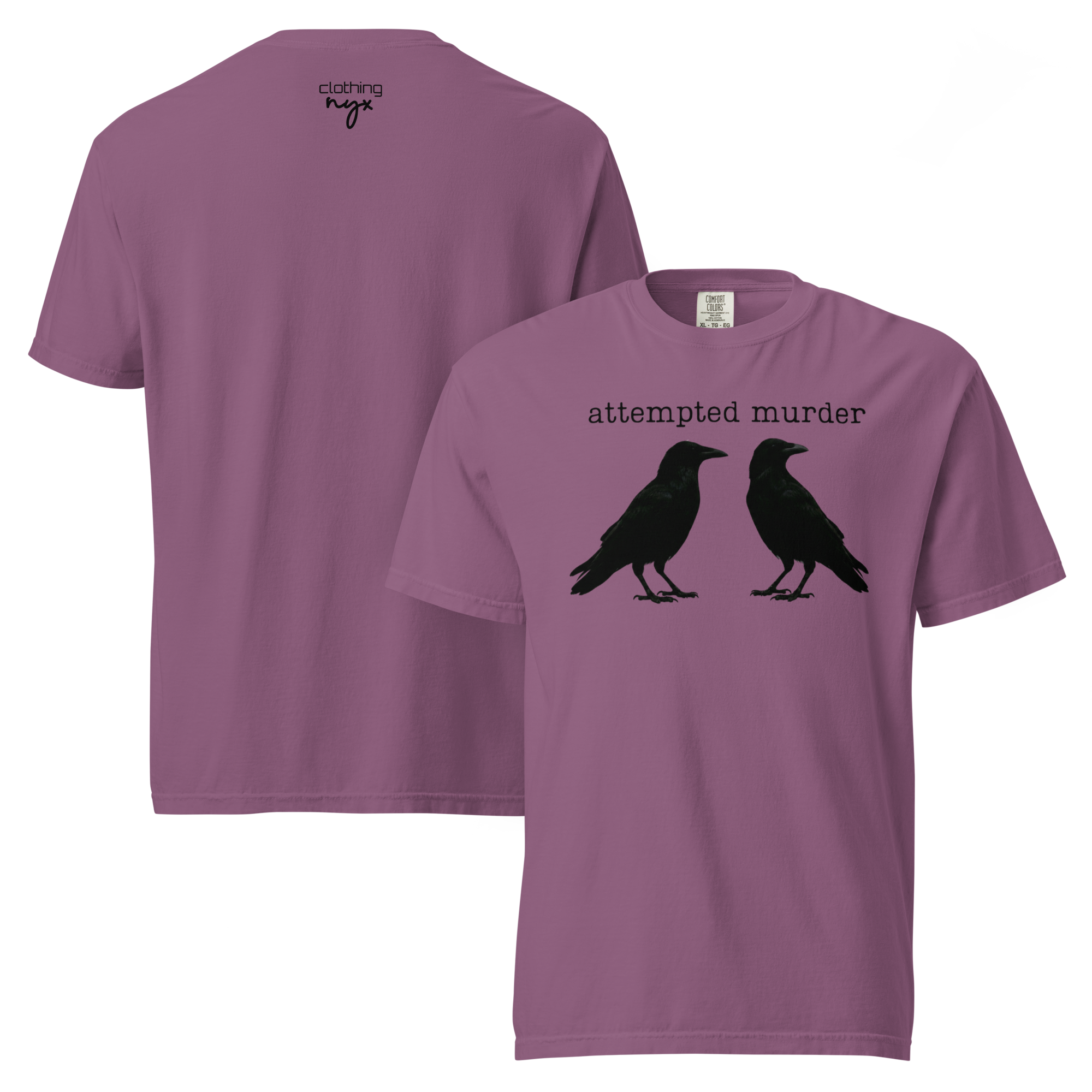 "Attempted murder" - heavyweight t-shirt by NYX Clothing