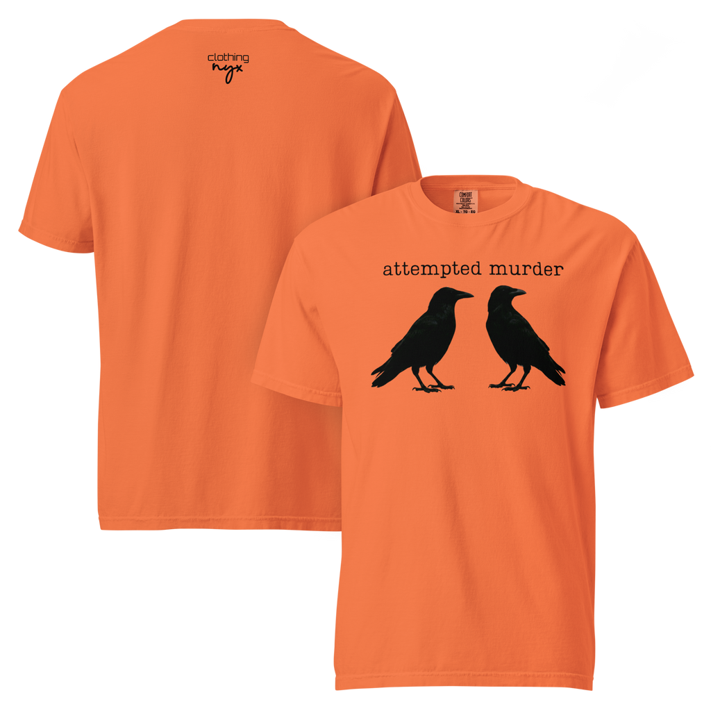 "Attempted murder" - heavyweight t-shirt by NYX Clothing