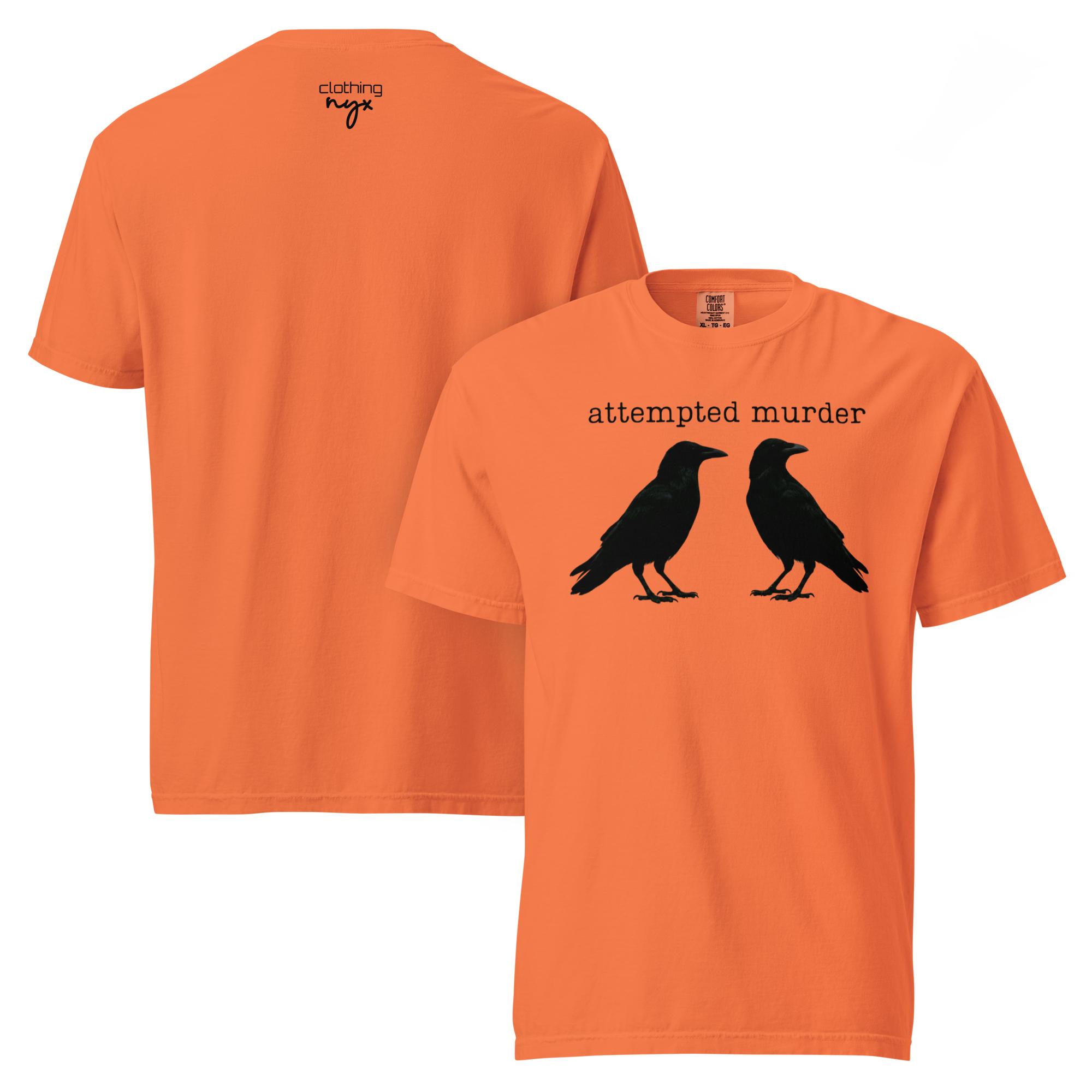 "Attempted murder" - heavyweight t-shirt by NYX Clothing
