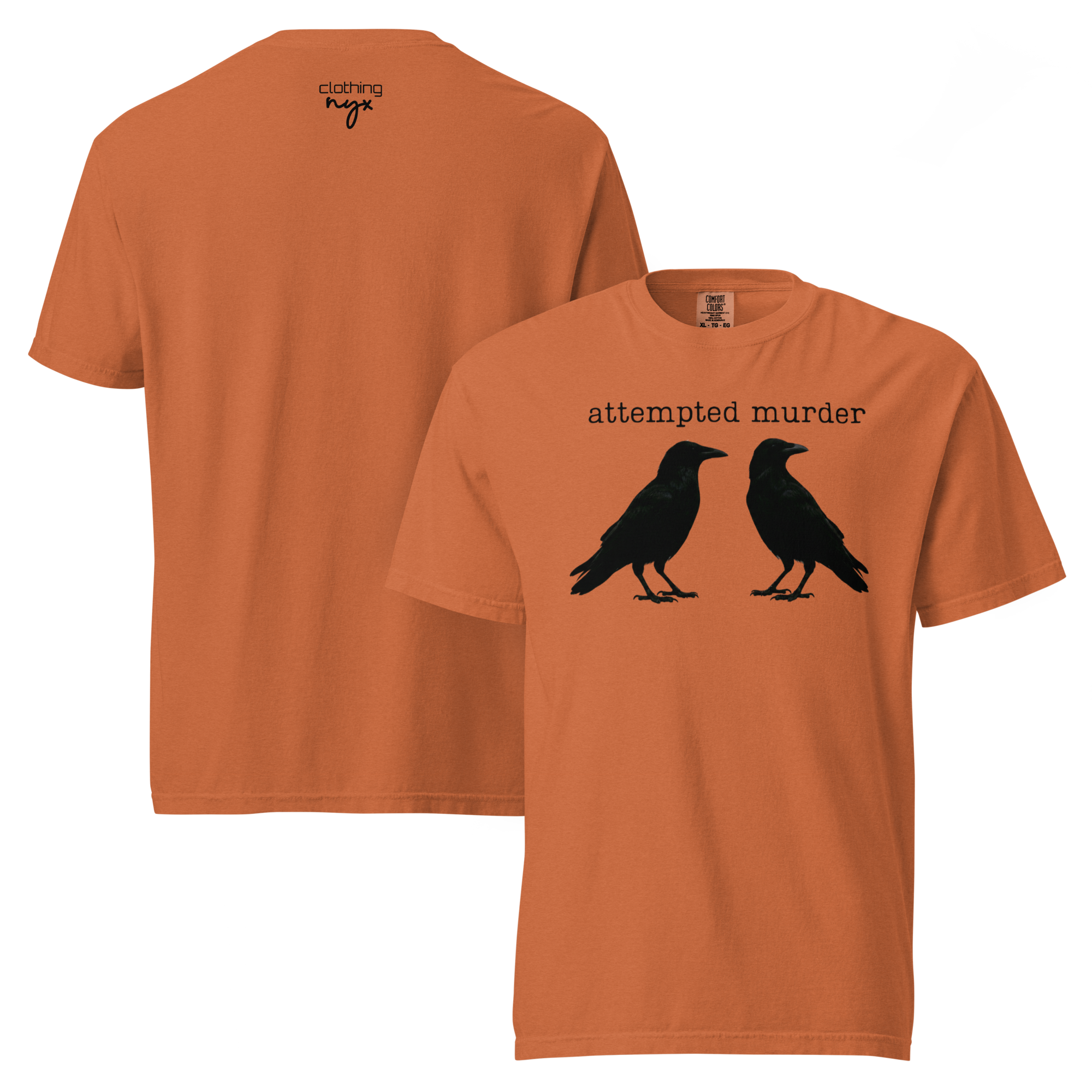 "Attempted murder" - heavyweight t-shirt by NYX Clothing