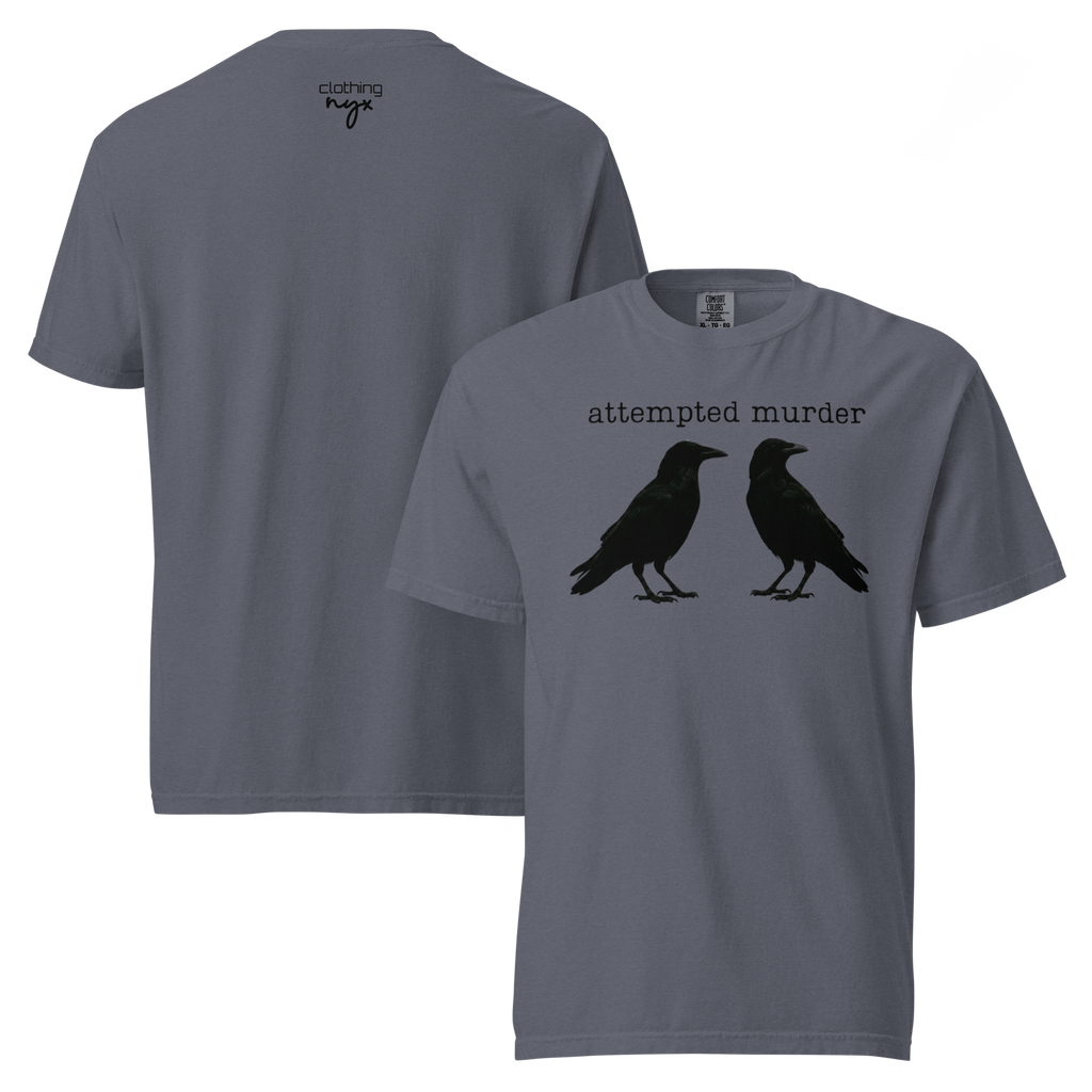 "Attempted murder" - heavyweight t-shirt by NYX Clothing