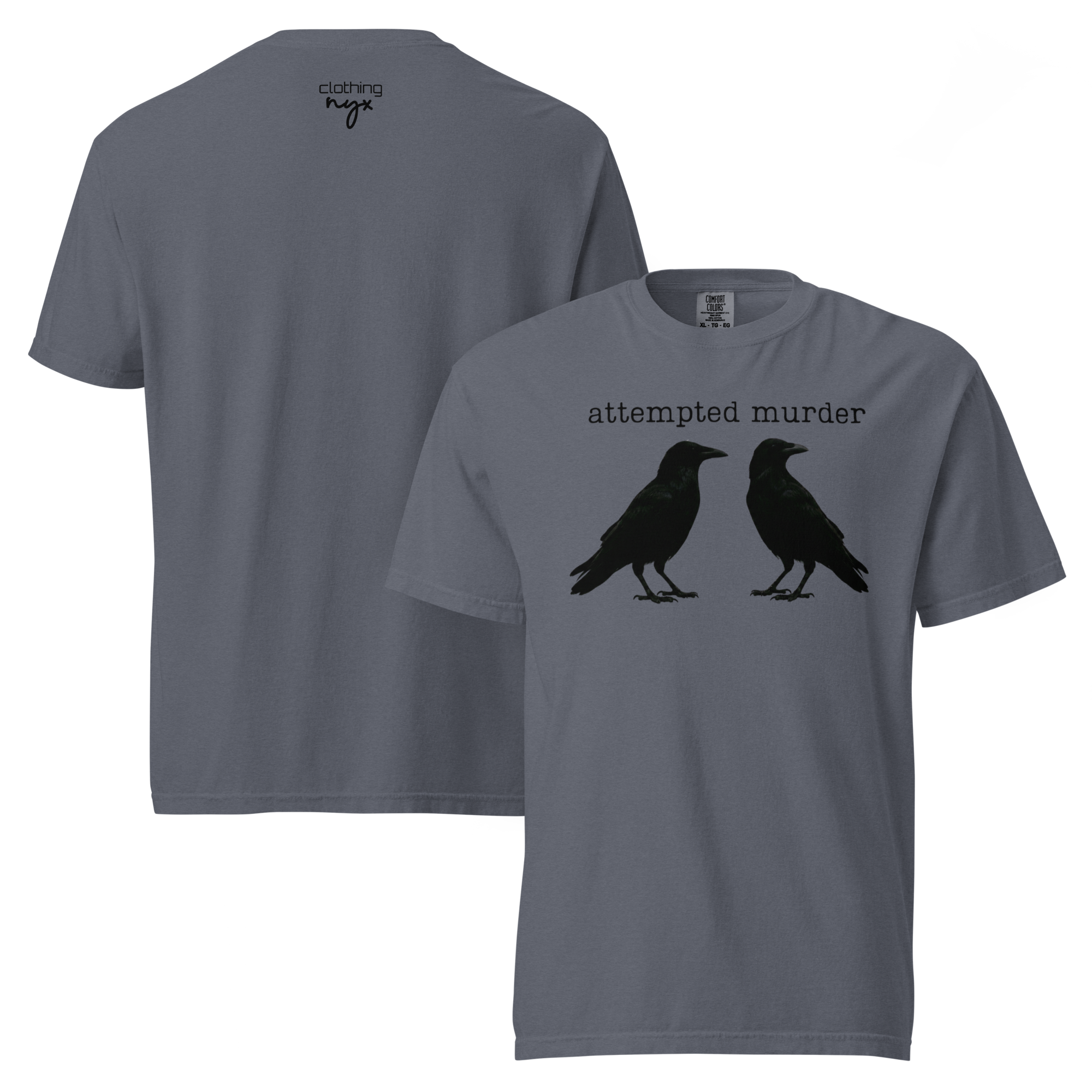 "Attempted murder" - heavyweight t-shirt by NYX Clothing