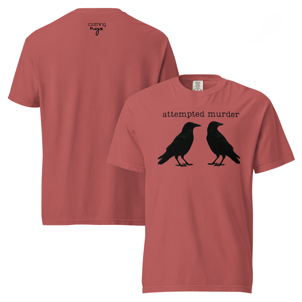 "Attempted murder" - heavyweight t-shirt by NYX Clothing